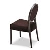 Wood Chair with Cushion Seat and Armrests - Medaillon