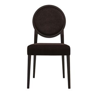 Wood Chair with Cushion Seat and Armrests - Medaillon | Origins 1971