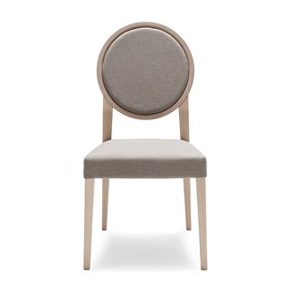 Wood Chair with Cushion Seat and Armrests - Medaillon | Origins 1971