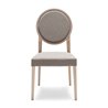 Wood Chair with Cushion Seat and Armrests - Medaillon