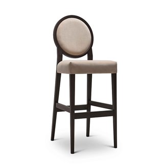 Vintage Bar Stool with Backrest - Medaillon | Origins 1971