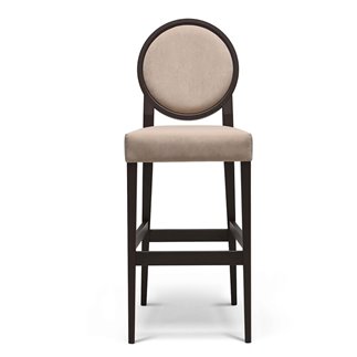 Vintage Bar Stool with Backrest - Medaillon | Origins 1971