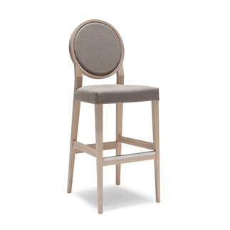 Vintage Bar Stool with Backrest - Medaillon | Origins 1971