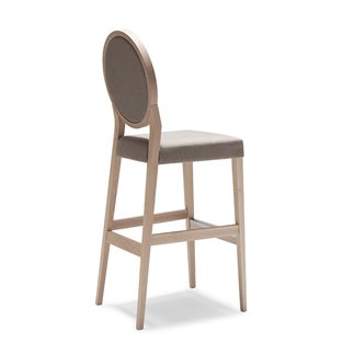 Vintage Bar Stool with Backrest - Medaillon | Origins 1971