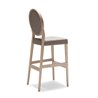 Vintage Bar Stool with Backrest - Medaillon