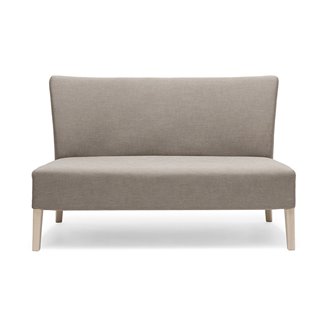 120 cm 2 Seater Sofa in Wood and Velvet - Noblesse | Origins 1971