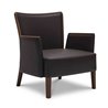 Wood and Fabric Lounge Armchair for Waiting Room - Nob