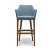 High Stool with Backrest and Armrests - Oscar