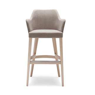 High Stool with Backrest and Armrests - Oscar | Origins 1971