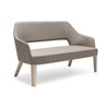 140 cm Wood Design Loveseat Sofa for Waiting Room - Emily