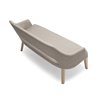 140 cm Wood Design Loveseat Sofa for Waiting Room - Emily