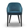 Design Chair in Wood and Velvet - Roald