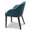 Design Chair in Wood and Velvet - Roald