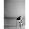 Bar Stool with Upholstered High Backrest - Roald