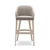 Bar Stool with Upholstered High Backrest - Roald