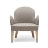 Upholstered Armchair with Armrests for Waiting Room - Roald