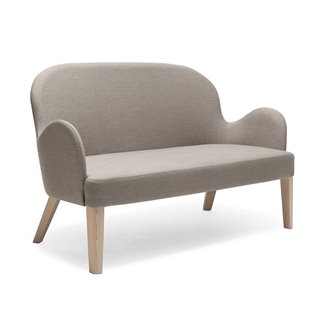 Waiting Room Loveseat Sofa in Wood and Velvet - Roald | Origins 1971