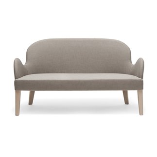 Waiting Room Loveseat Sofa in Wood and Velvet - Roald | Origins 1971