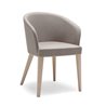 Design Restaurant Chair with Back and Cushion Seat - Doris