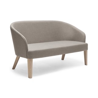 Design Waiting Room Loveseat Sofa in Wood - Doris | Origins 1971