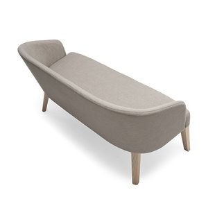 Design Waiting Room Loveseat Sofa in Wood - Doris | Origins 1971