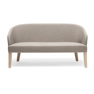 Design Waiting Room Loveseat Sofa in Wood - Doris | Origins 1971