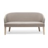 Design Waiting Room Loveseat Sofa in Wood - Doris