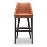 High Design Stool with Backrest - Edgar