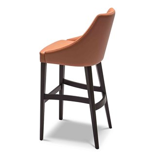 High Design Stool with Backrest - Edgar | Origins 1971