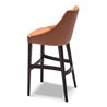 High Design Stool with Backrest - Edgar