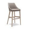 High Design Stool with Backrest - Edgar