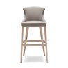 Bar Stool with Cushion Seat and Backrests - Agatha