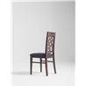 Design Wood Chair with Cushion Seat - Carmen