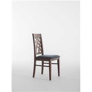 Design Wood Chair with Cushion Seat - Carmen | Palma