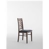 Design Wood Chair with Cushion Seat - Carmen