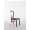 Wooden Restaurant Chair with Cushion Seat - Corinne