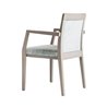 Stackable Chair with Armrests and Cushion Seat - Boheme