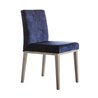 Restaurant Chair in Wood and Velvet - Casta