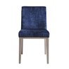 Restaurant Chair in Wood and Velvet - Casta