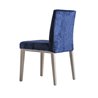 Restaurant Chair in Wood and Velvet - Casta