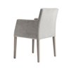 Solid Wood Chair with Armrests and Cushion Seat - Miss