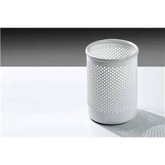 Perforated Steel Wastebasket - Cribbio | Rexite