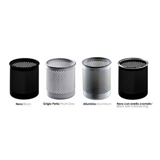 Perforated Steel Wastebasket - Cribbio | Rexite