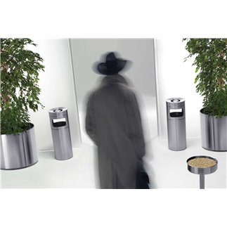 Outdoor Ashtray with Paper Bin - Nox