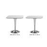 Square Bar Table with Steel Base - Zanziplano