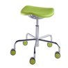 Colorful Stool on Wheels - Welcome