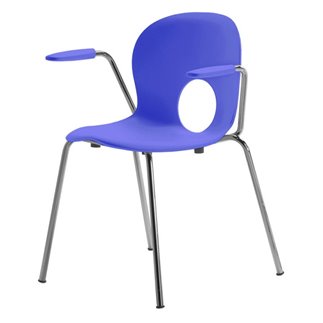 Stackable Chair with Armrests - Olivia | ISA Project