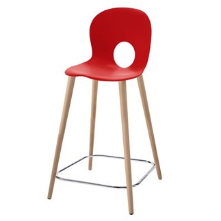 Stool with Wooden Legs - Olivia Wood | ISA Project