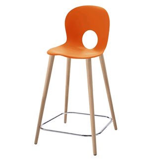 Stool with Wooden Legs - Olivia Wood | ISA Project