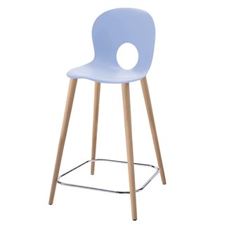 Stool with Wooden Legs - Olivia Wood | ISA Project